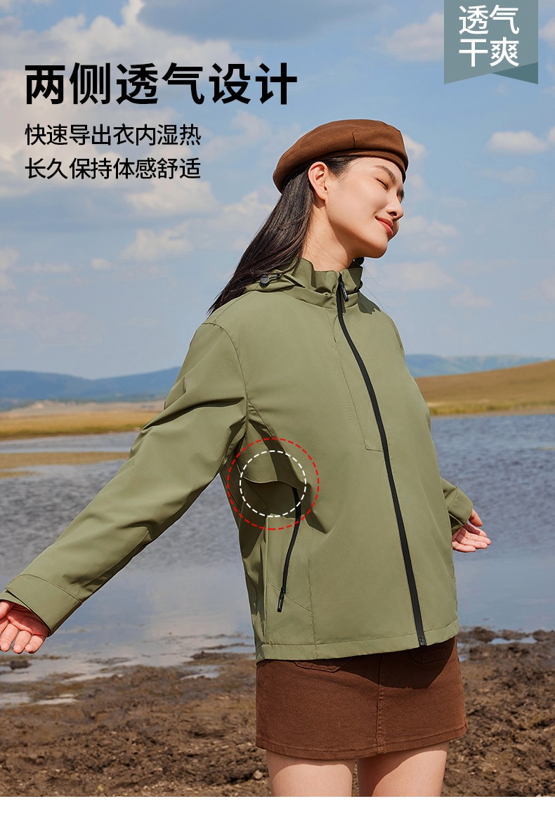 沖鋒衣設(shè)計(jì)亮點(diǎn)